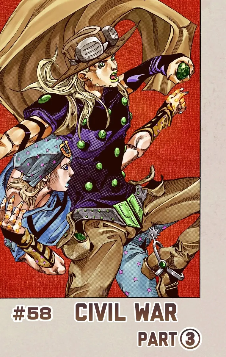 JoJo's Bizarre Adventure Steel Ball Run Colored Manga β Chapter 58 β Page 2