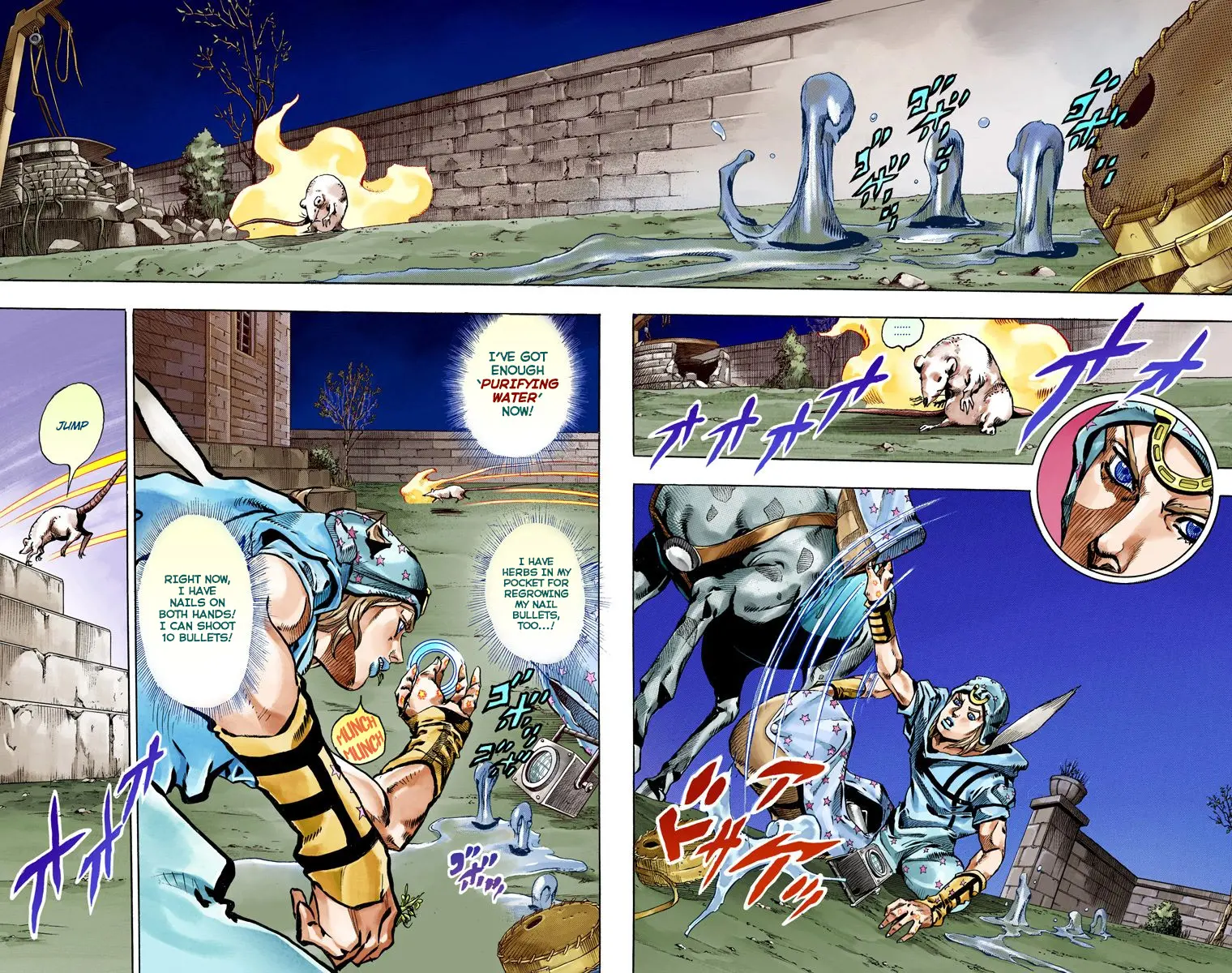 JoJo's Bizarre Adventure Steel Ball Run Colored Manga β Chapter 58 β Page 3