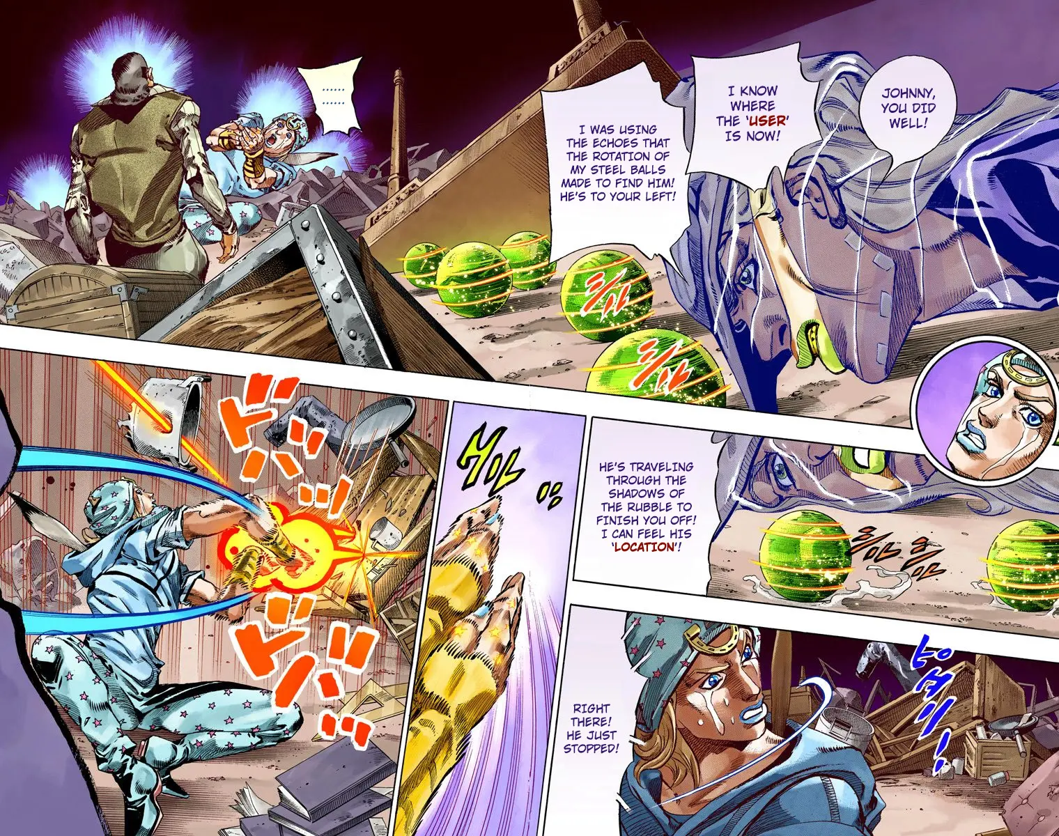 JoJo's Bizarre Adventure Steel Ball Run Colored Manga β Chapter 58 β Page 27