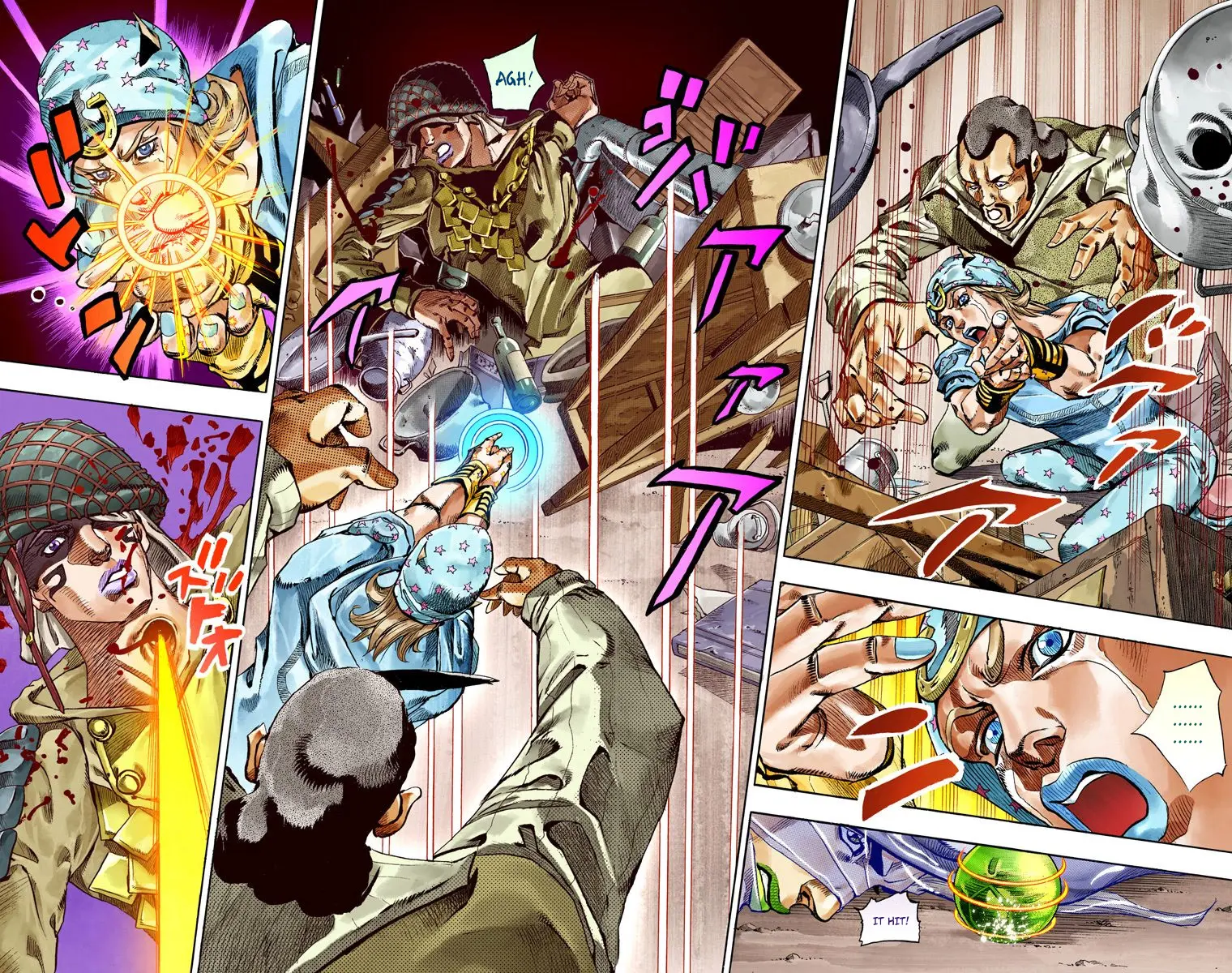 JoJo's Bizarre Adventure Steel Ball Run Colored Manga β Chapter 58 β Page 28