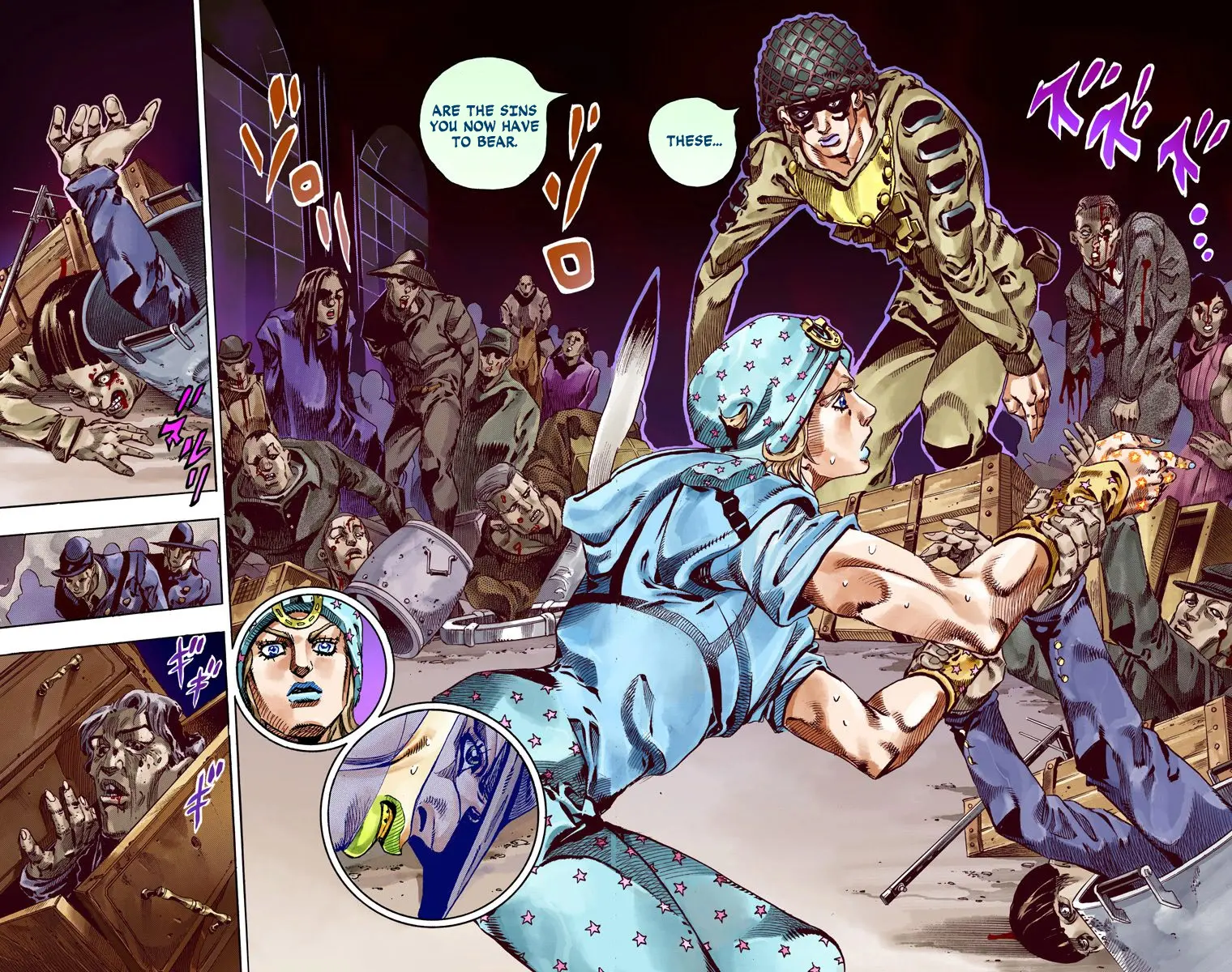 JoJo's Bizarre Adventure Steel Ball Run Colored Manga β Chapter 58 β Page 35