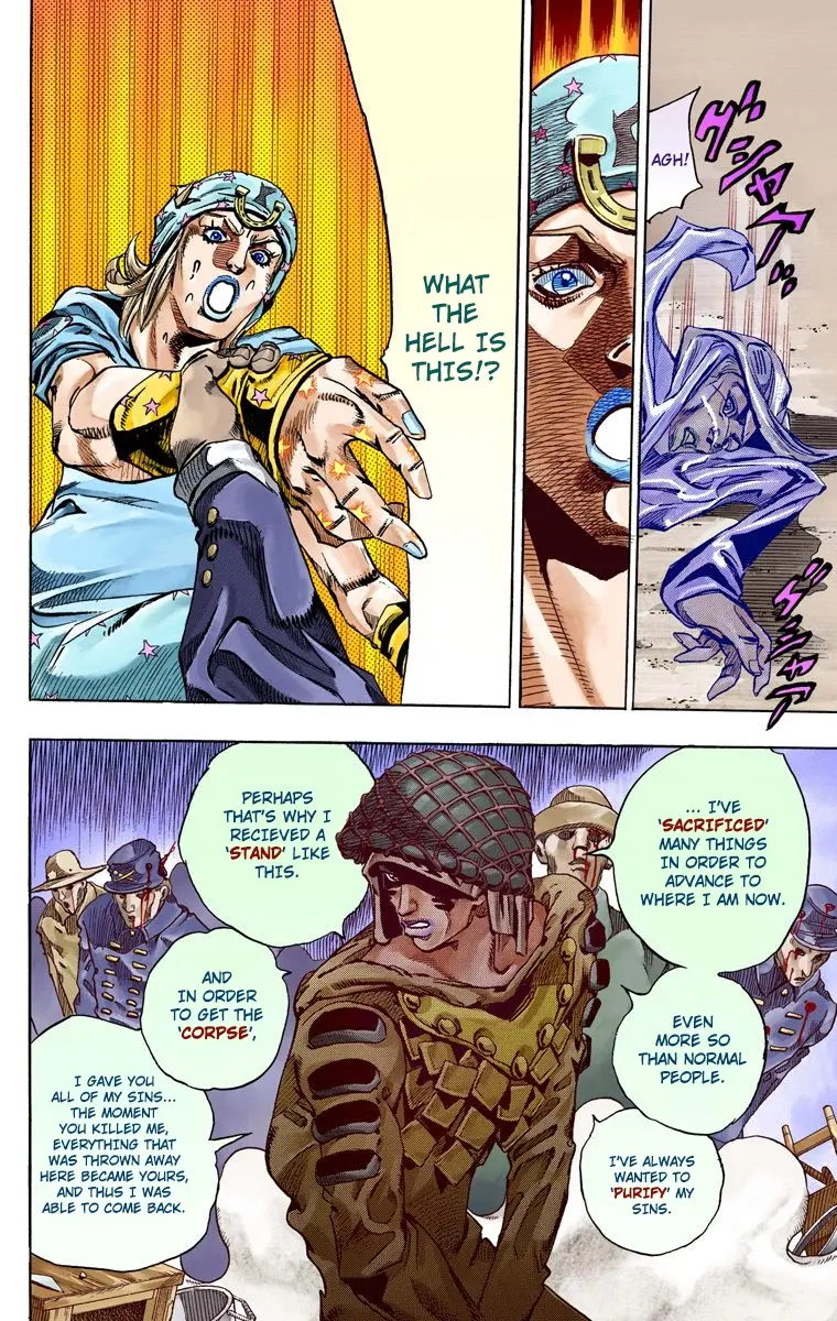 JoJo's Bizarre Adventure Steel Ball Run Colored Manga β Chapter 58 β Page 36