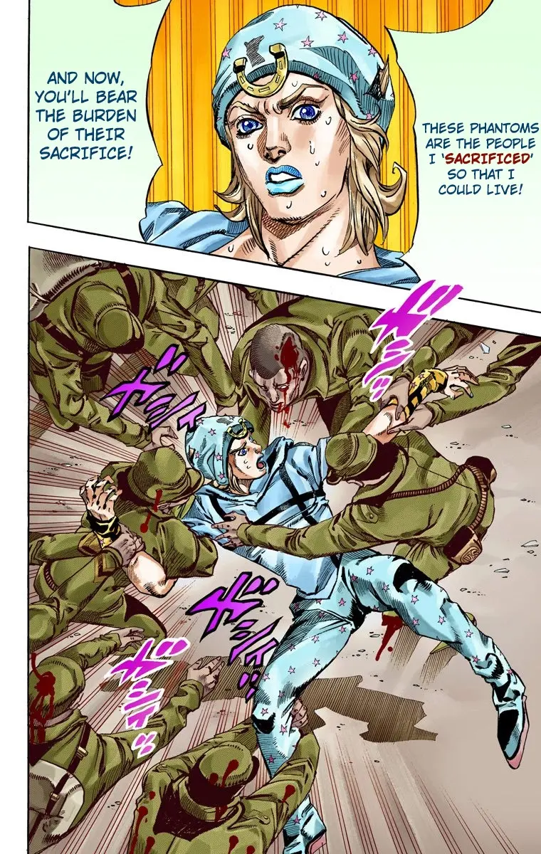 JoJo's Bizarre Adventure Steel Ball Run Colored Manga β Chapter 58 β Page 40
