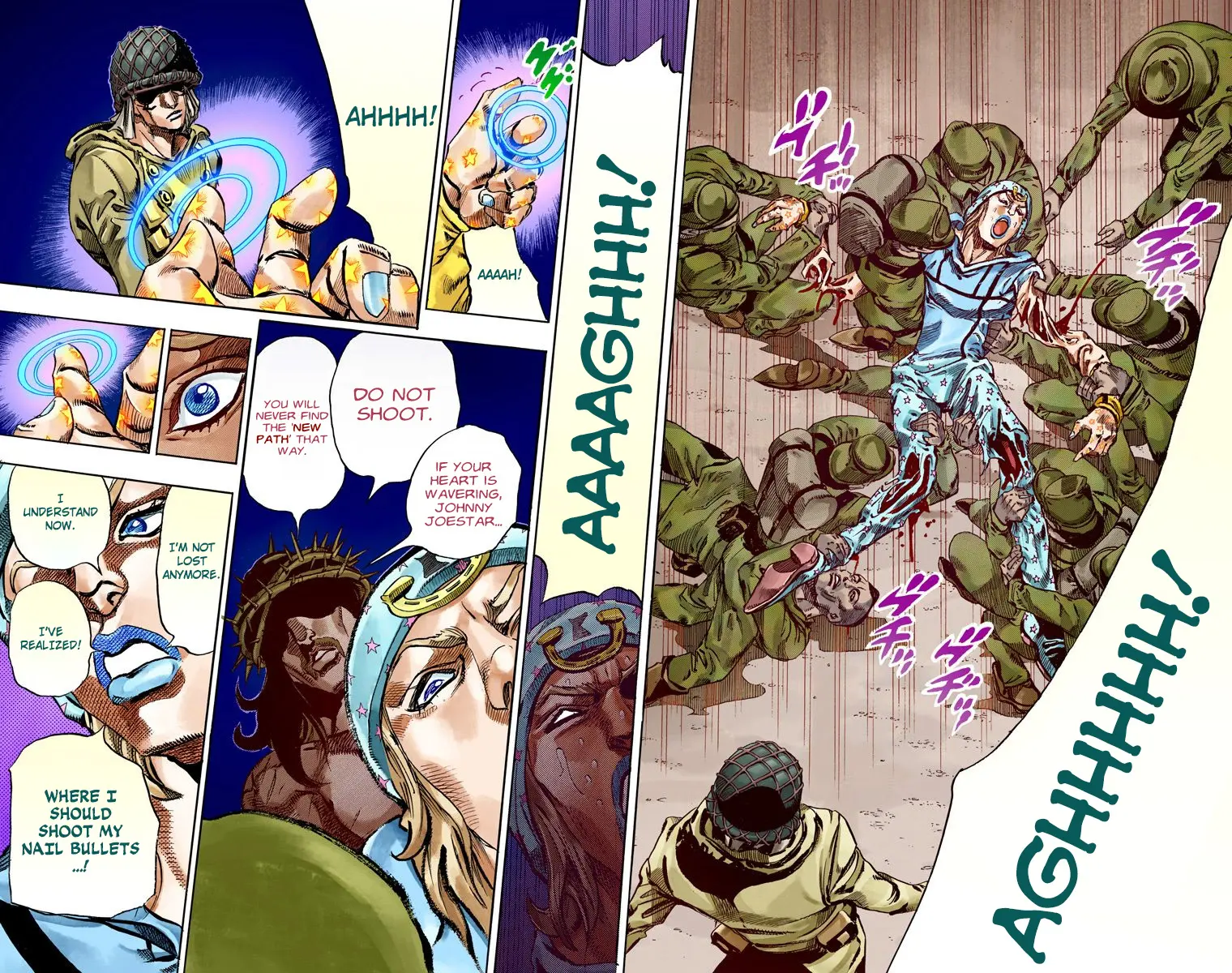 JoJo's Bizarre Adventure Steel Ball Run Colored Manga β Chapter 58 β Page 42