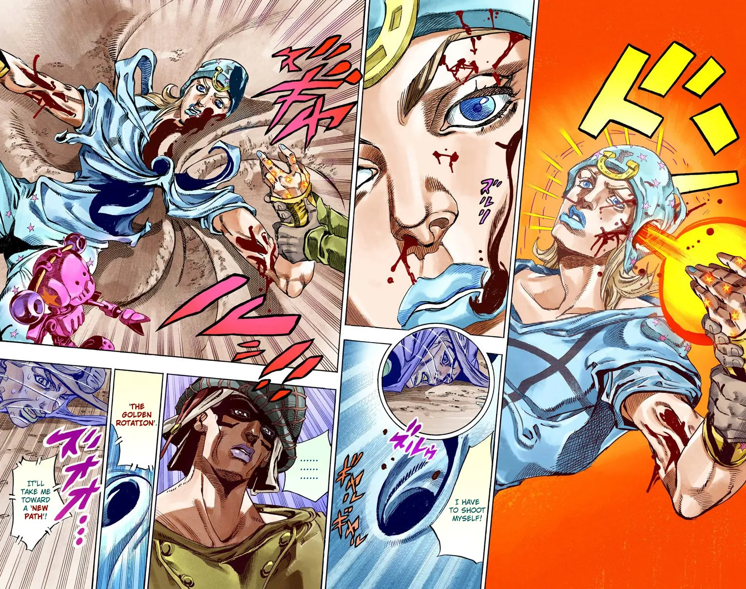 JoJo's Bizarre Adventure Steel Ball Run Colored Manga β Chapter 58 β Page 43