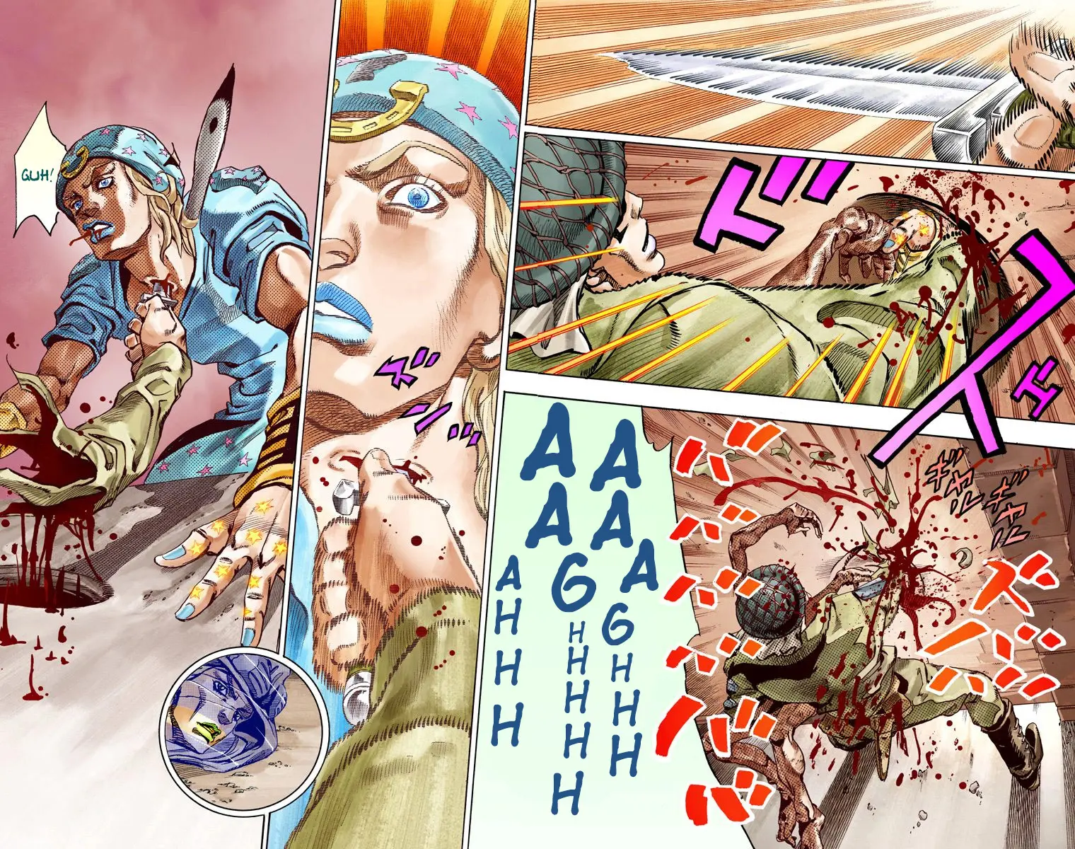 JoJo's Bizarre Adventure Steel Ball Run Colored Manga β Chapter 59 β Page 39