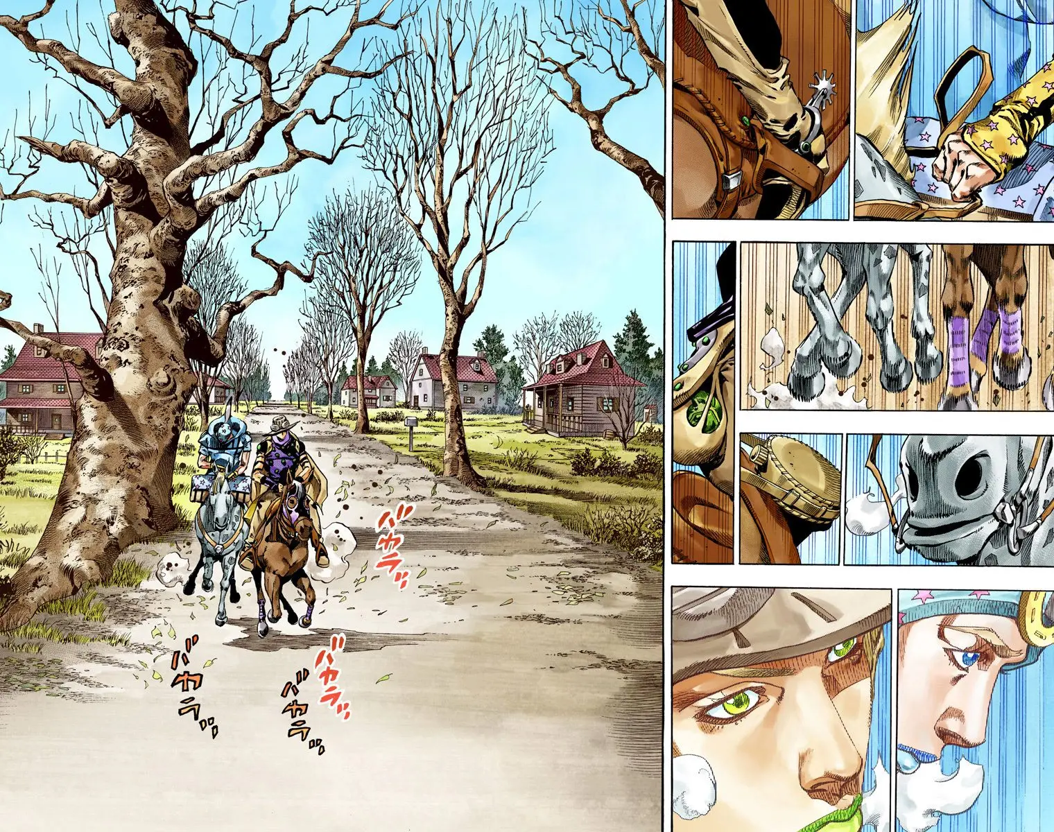 JoJo's Bizarre Adventure Steel Ball Run Colored Manga β Chapter 60 β Page 4