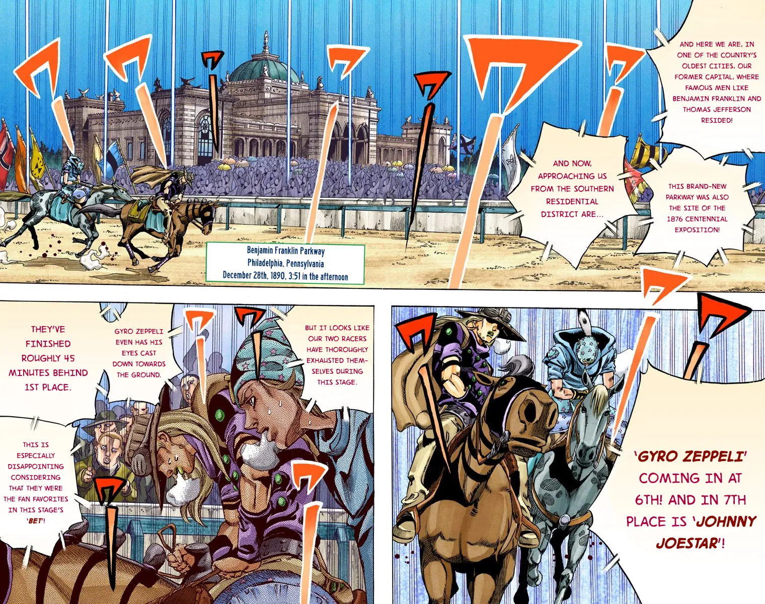 JoJo's Bizarre Adventure Steel Ball Run Colored Manga β Chapter 60 β Page 5