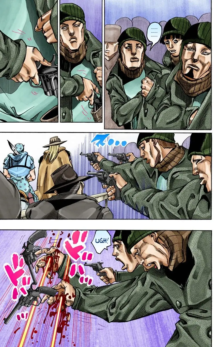 JoJo's Bizarre Adventure Steel Ball Run Colored Manga β Chapter 60 β Page 7