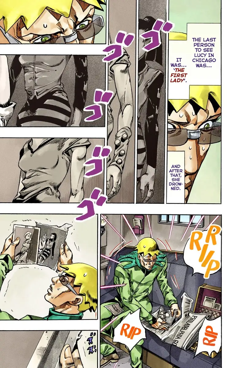 JoJo's Bizarre Adventure Steel Ball Run Colored Manga β Chapter 60 β Page 16