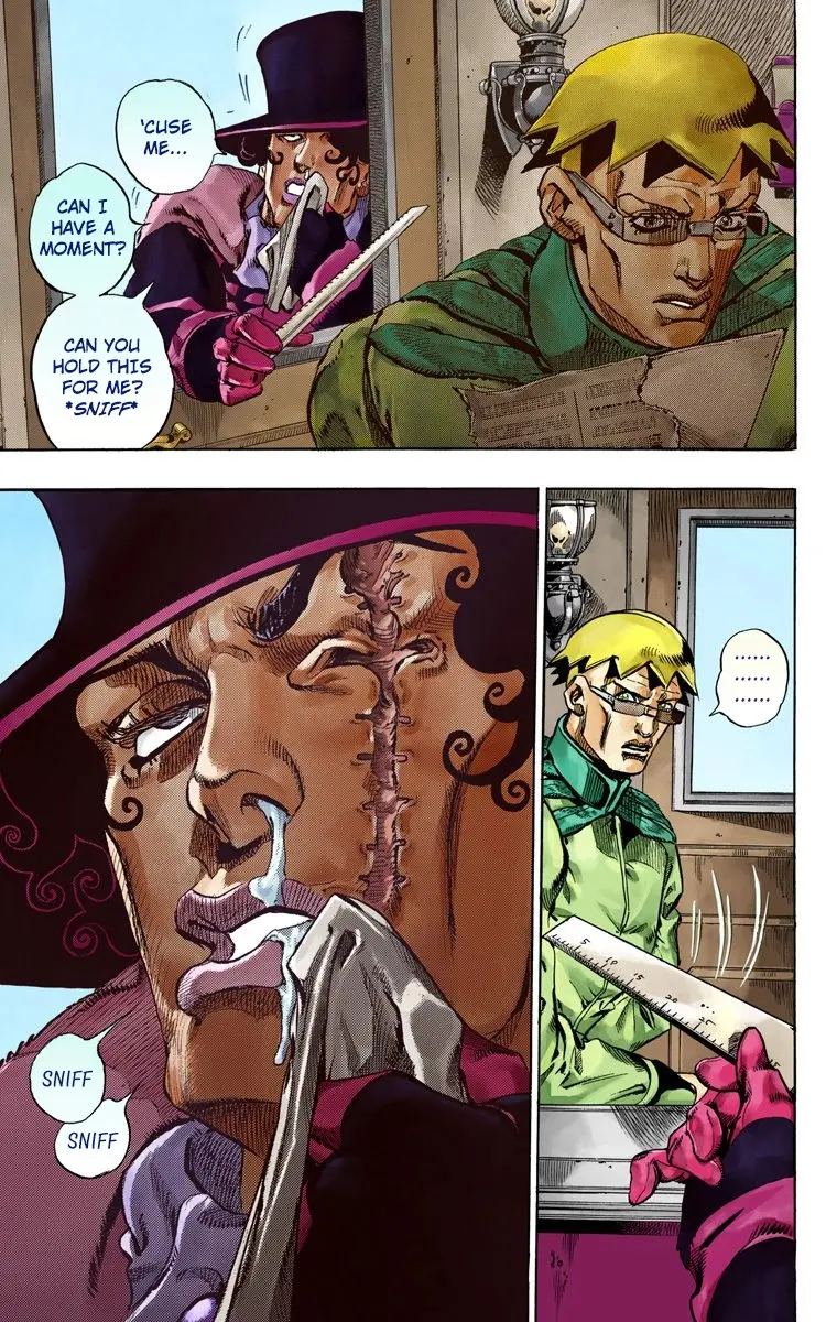 JoJo's Bizarre Adventure Steel Ball Run Colored Manga β Chapter 60 β Page 18