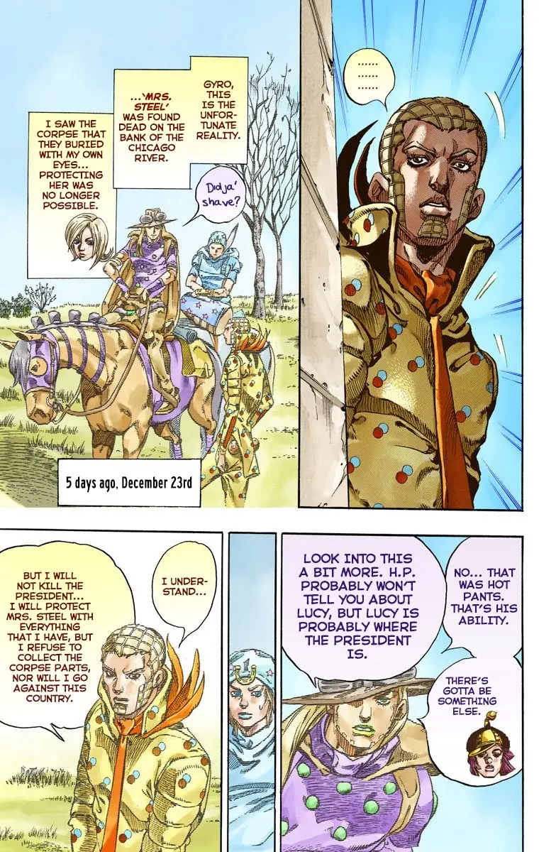 JoJo's Bizarre Adventure Steel Ball Run Colored Manga β Chapter 60 β Page 22