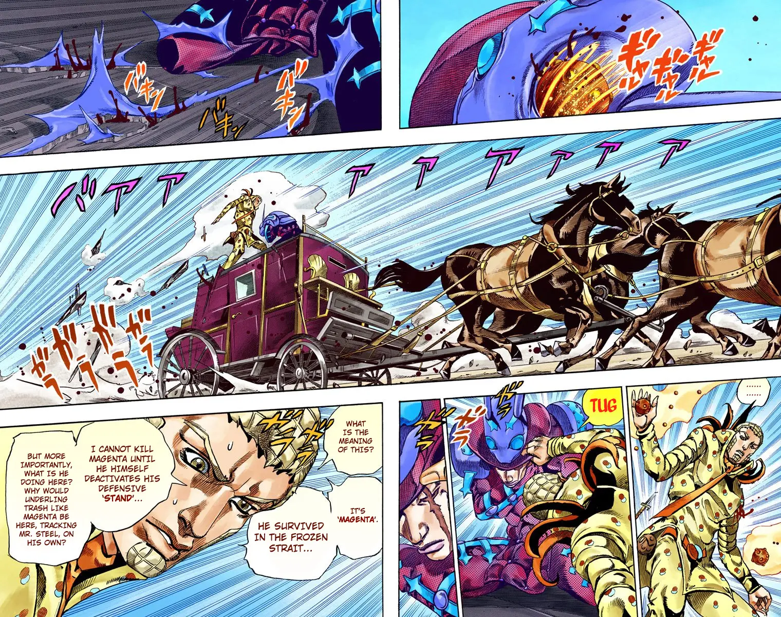 JoJo's Bizarre Adventure Steel Ball Run Colored Manga β Chapter 60 β Page 33