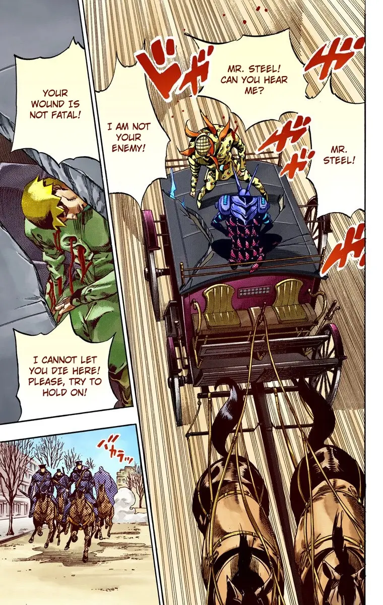 JoJo's Bizarre Adventure Steel Ball Run Colored Manga β Chapter 60 β Page 35