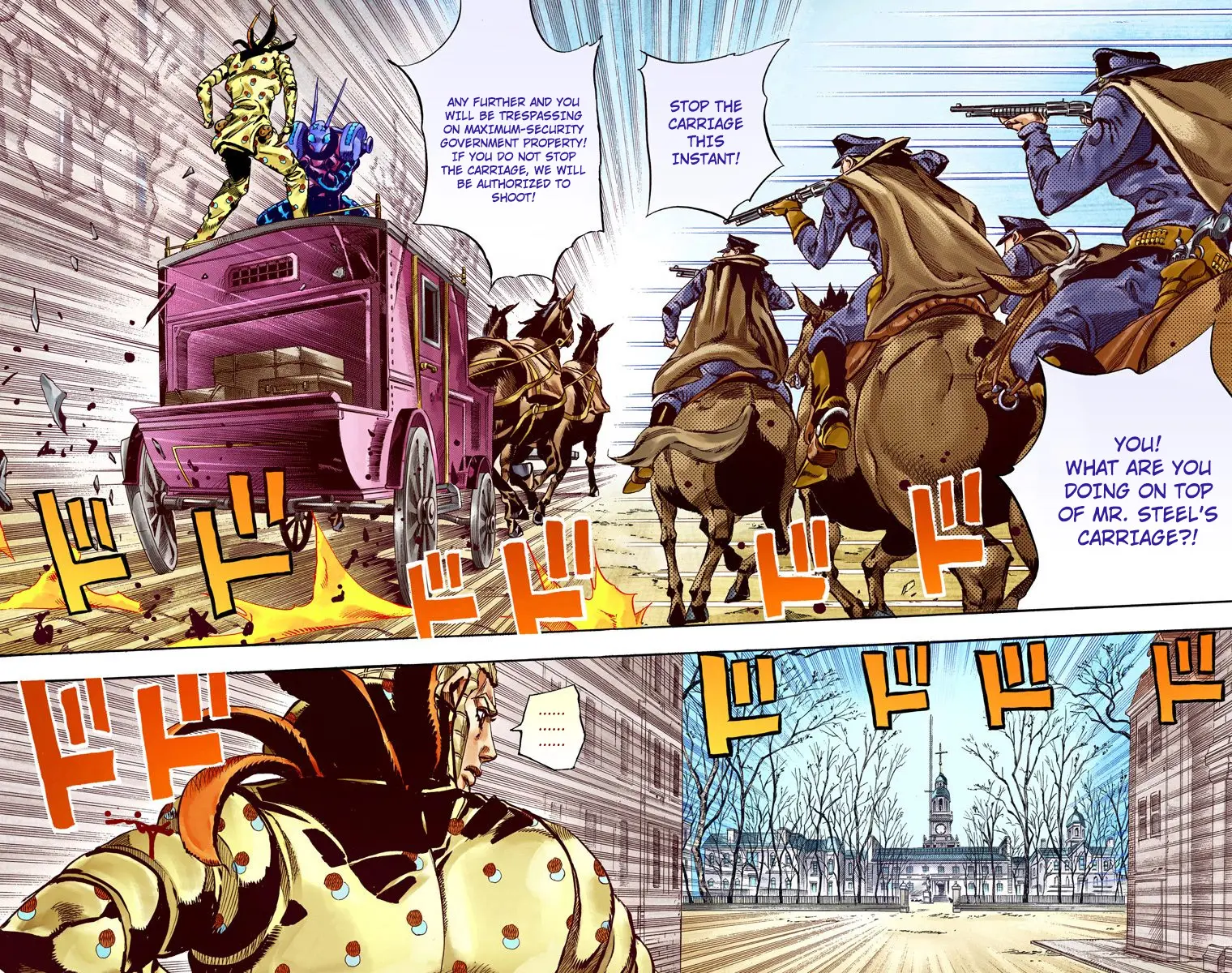 JoJo's Bizarre Adventure Steel Ball Run Colored Manga β Chapter 60 β Page 36