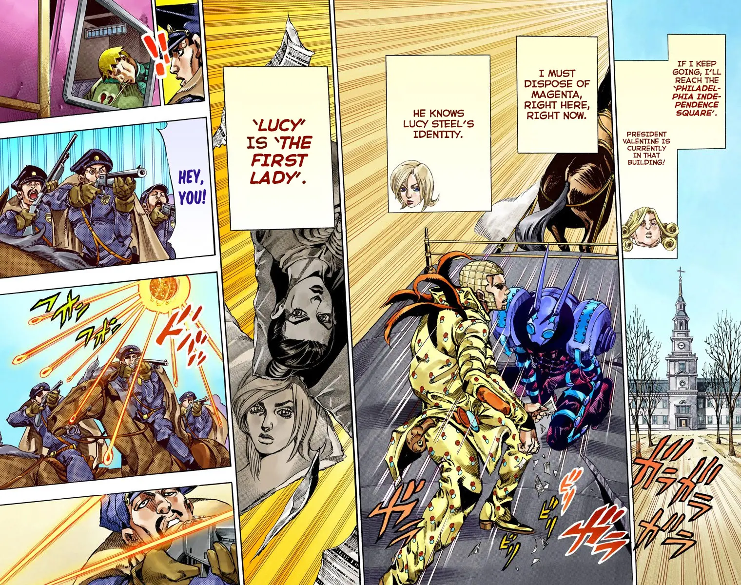 JoJo's Bizarre Adventure Steel Ball Run Colored Manga β Chapter 60 β Page 37