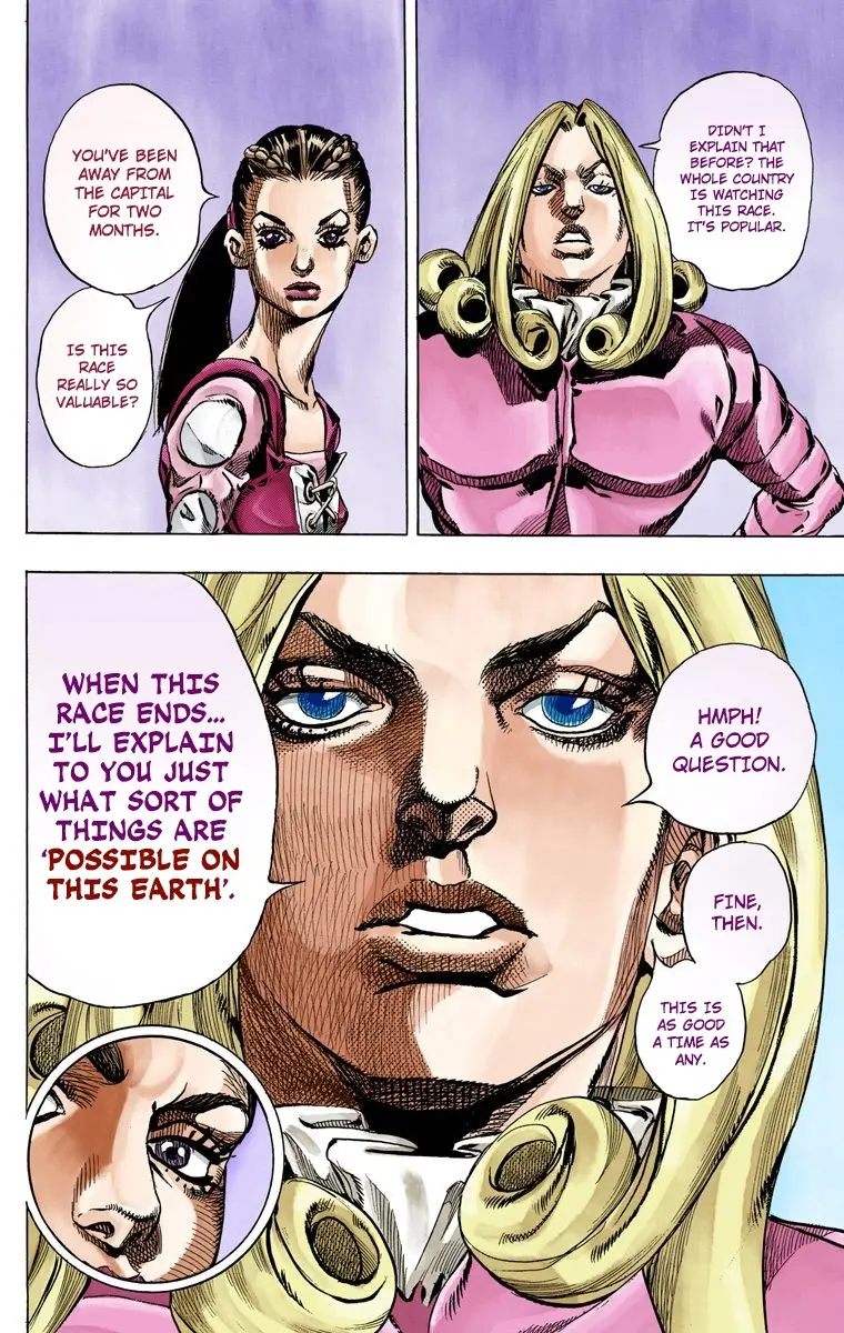 JoJo's Bizarre Adventure Steel Ball Run Colored Manga β Chapter 61 β Page 21