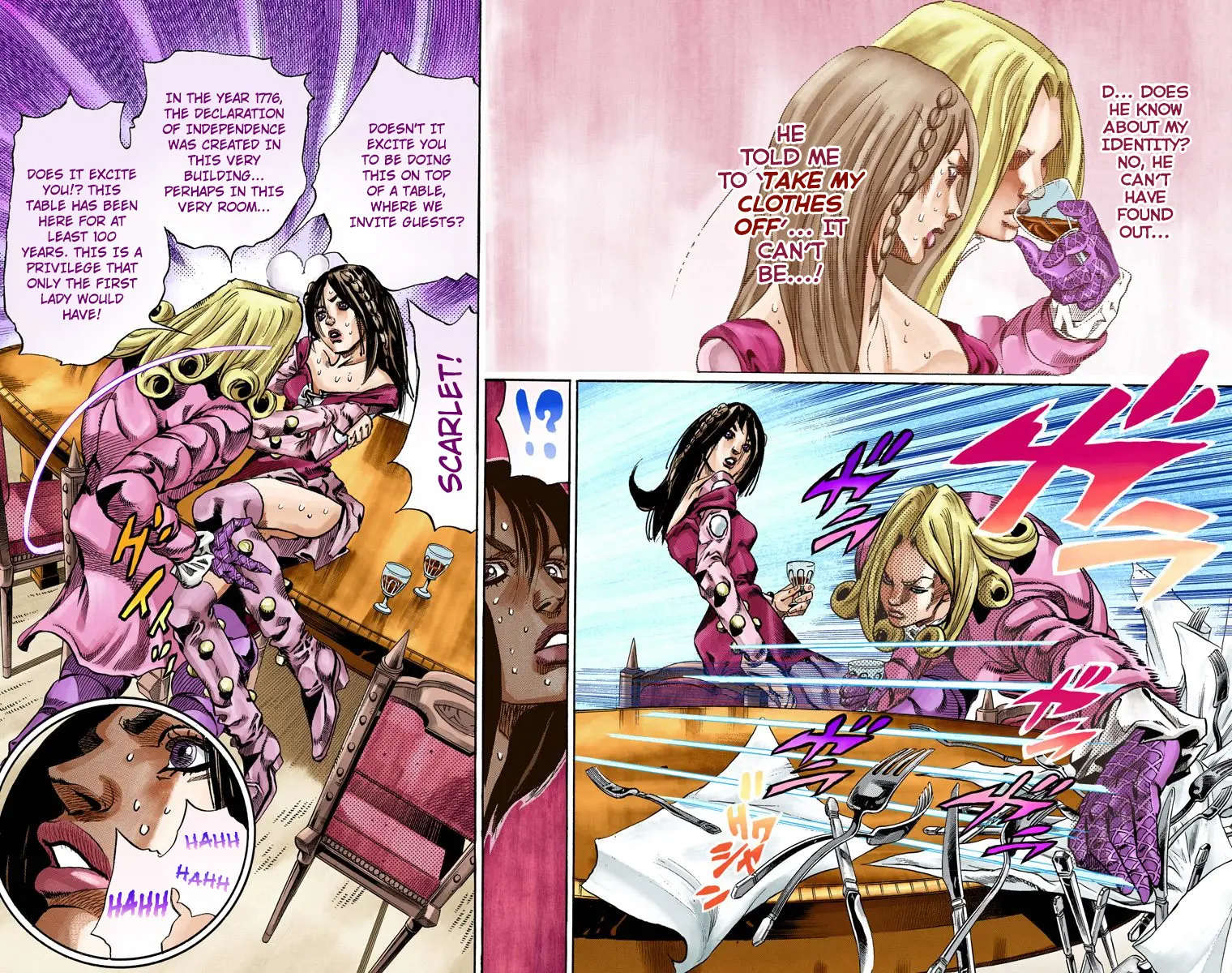 JoJo's Bizarre Adventure Steel Ball Run Colored Manga β Chapter 61 β Page 32