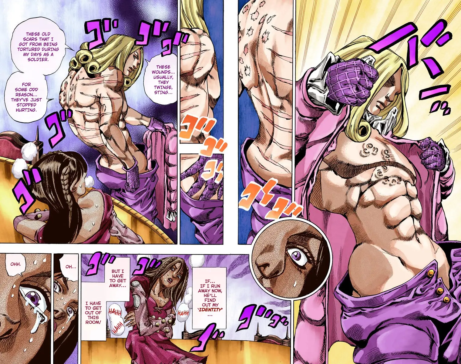 JoJo's Bizarre Adventure Steel Ball Run Colored Manga β Chapter 61 β Page 33
