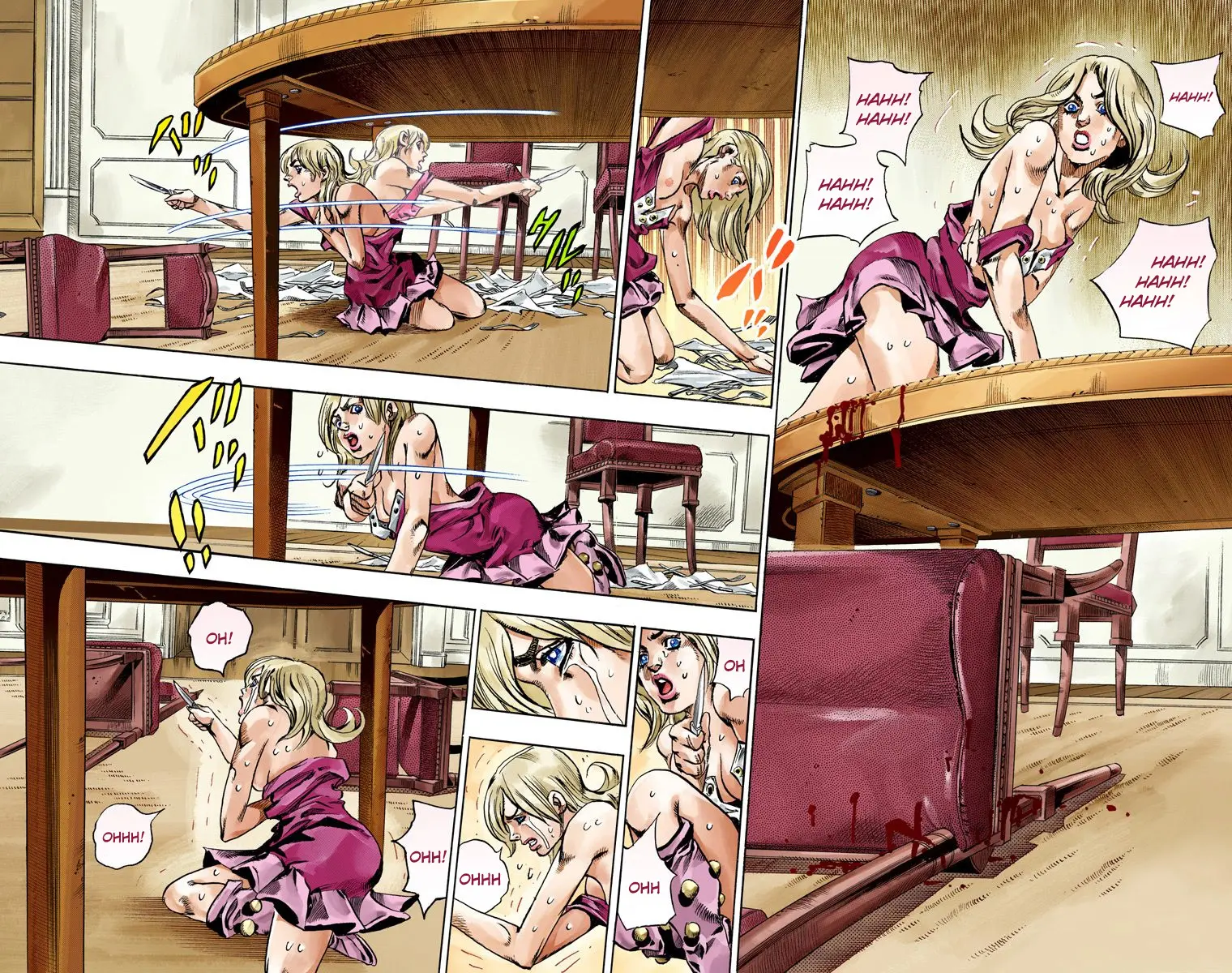 JoJo's Bizarre Adventure Steel Ball Run Colored Manga β Chapter 61 β Page 48