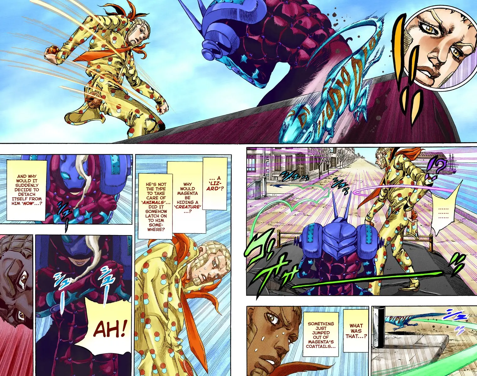 JoJo's Bizarre Adventure Steel Ball Run Colored Manga β Chapter 62 β Page 35