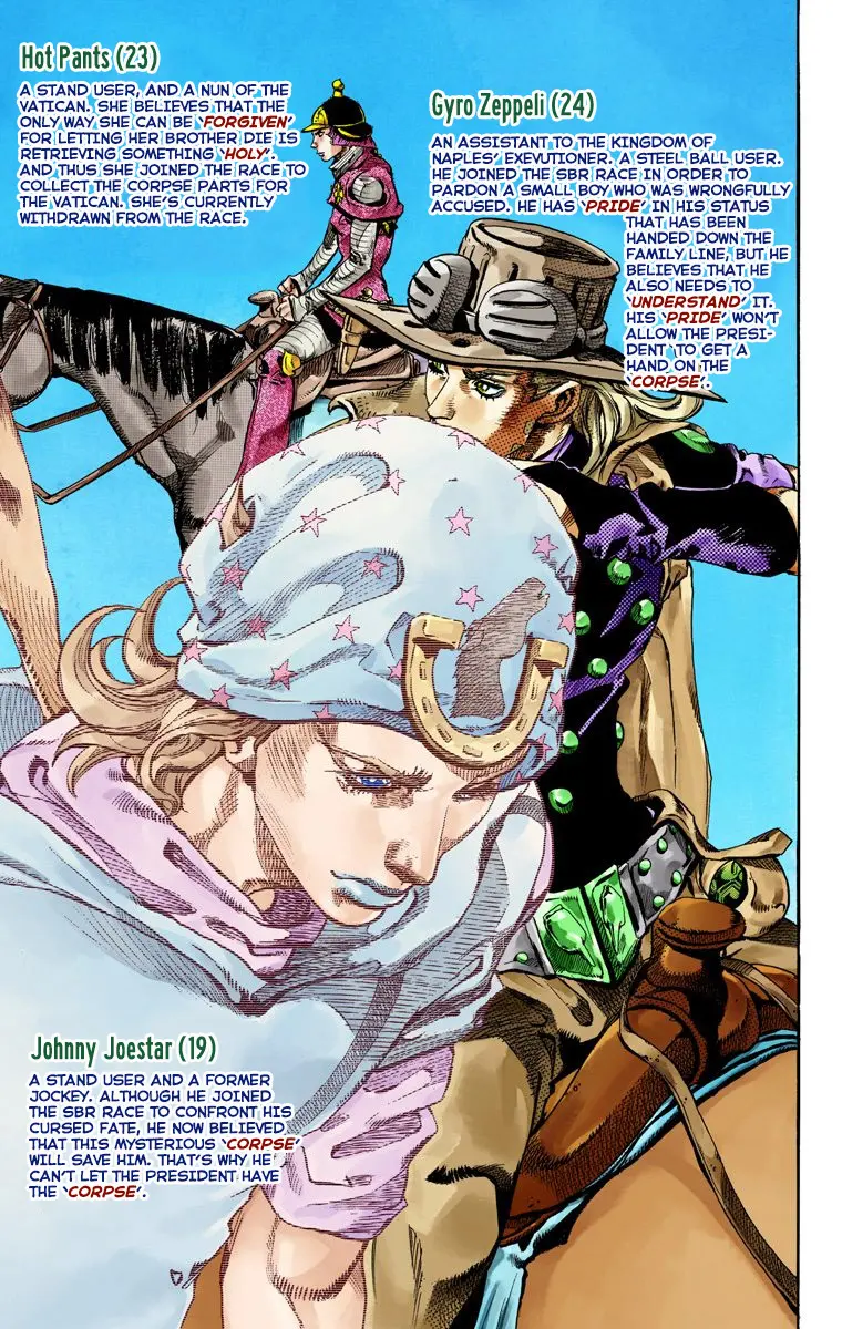 JoJo's Bizarre Adventure Steel Ball Run Colored Manga — Chapter 64 — Page 5
