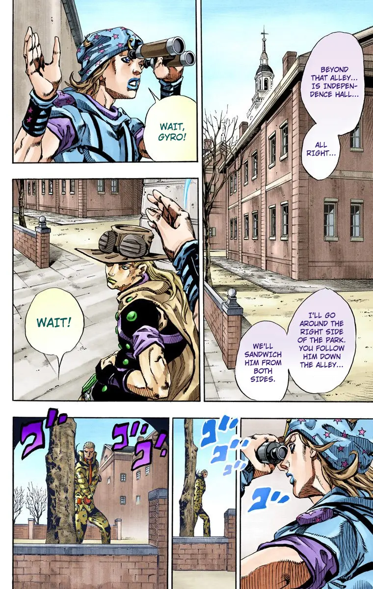 JoJo's Bizarre Adventure Steel Ball Run Colored Manga — Chapter 64 — Page 12