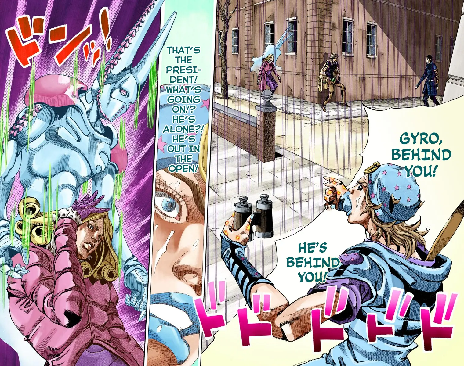 JoJo's Bizarre Adventure Steel Ball Run Colored Manga — Chapter 64 — Page 23