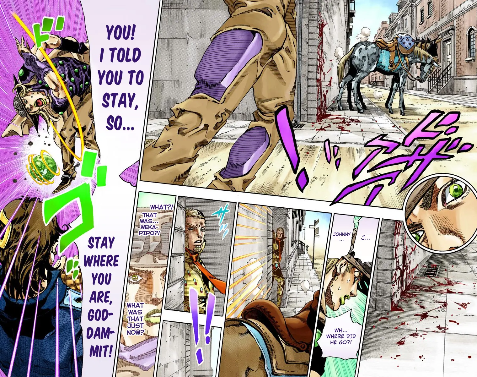 JoJo's Bizarre Adventure Steel Ball Run Colored Manga β Chapter 65 β Page 18