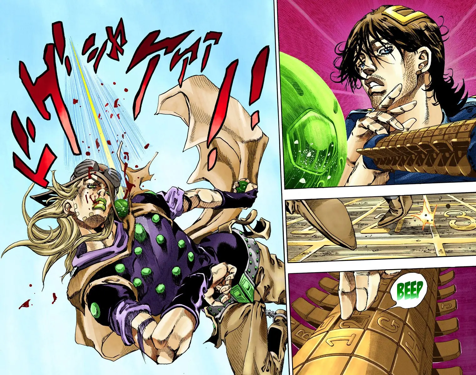 JoJo's Bizarre Adventure Steel Ball Run Colored Manga β Chapter 65 β Page 19