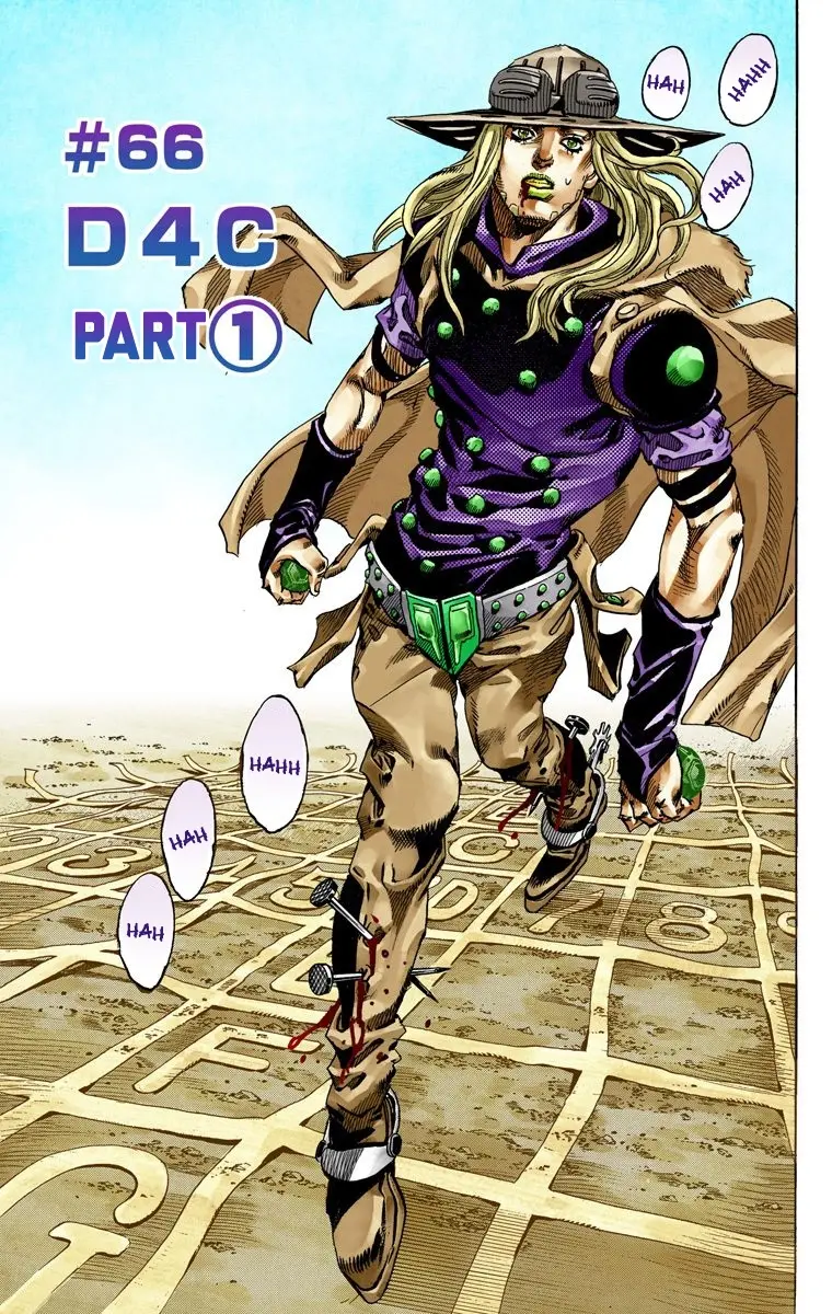 JoJo's Bizarre Adventure Steel Ball Run Colored Manga β Chapter 66 β Page 2