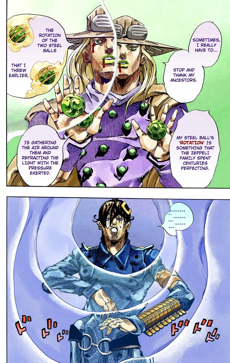 JoJo's Bizarre Adventure Steel Ball Run Colored Manga β Chapter 66 β Page 15
