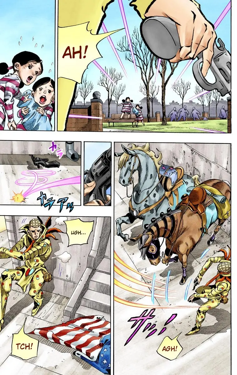 JoJo's Bizarre Adventure Steel Ball Run Colored Manga β Chapter 67 β Page 35