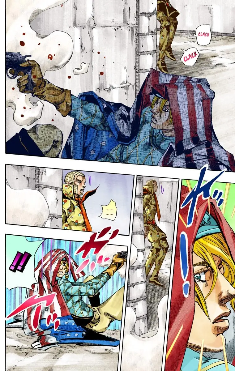JoJo's Bizarre Adventure Steel Ball Run Colored Manga β Chapter 68 β Page 18