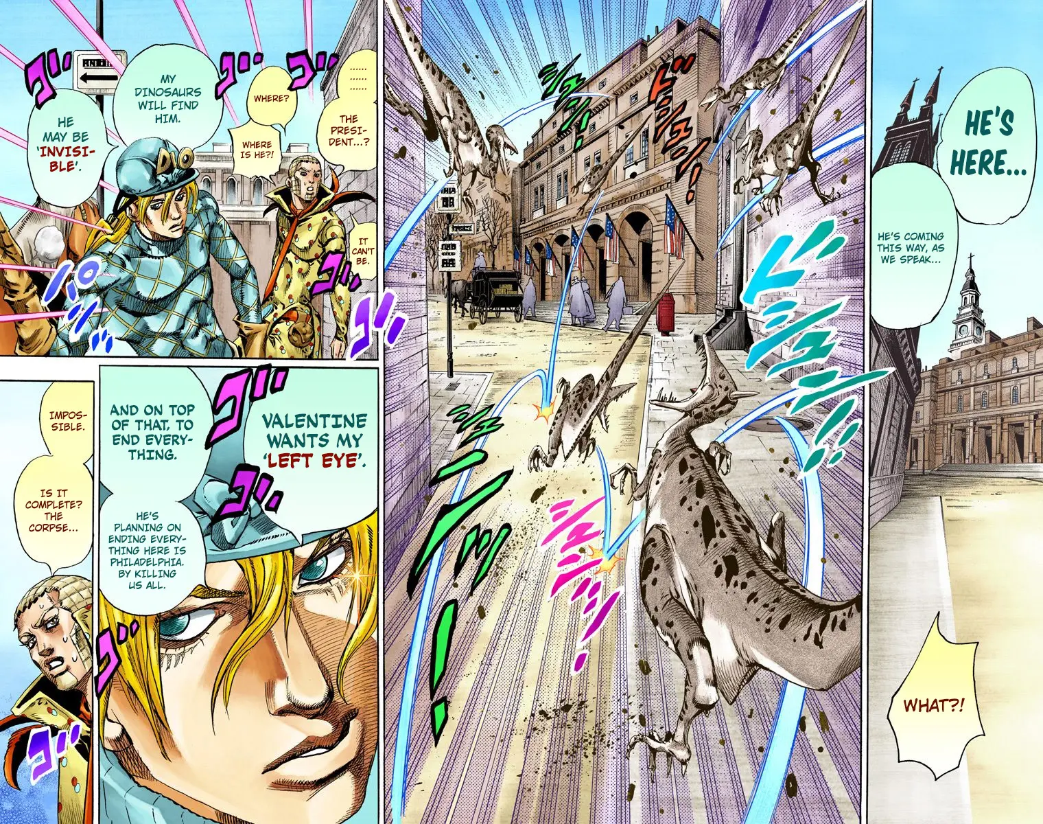 JoJo's Bizarre Adventure Steel Ball Run Colored Manga β Chapter 68 β Page 27