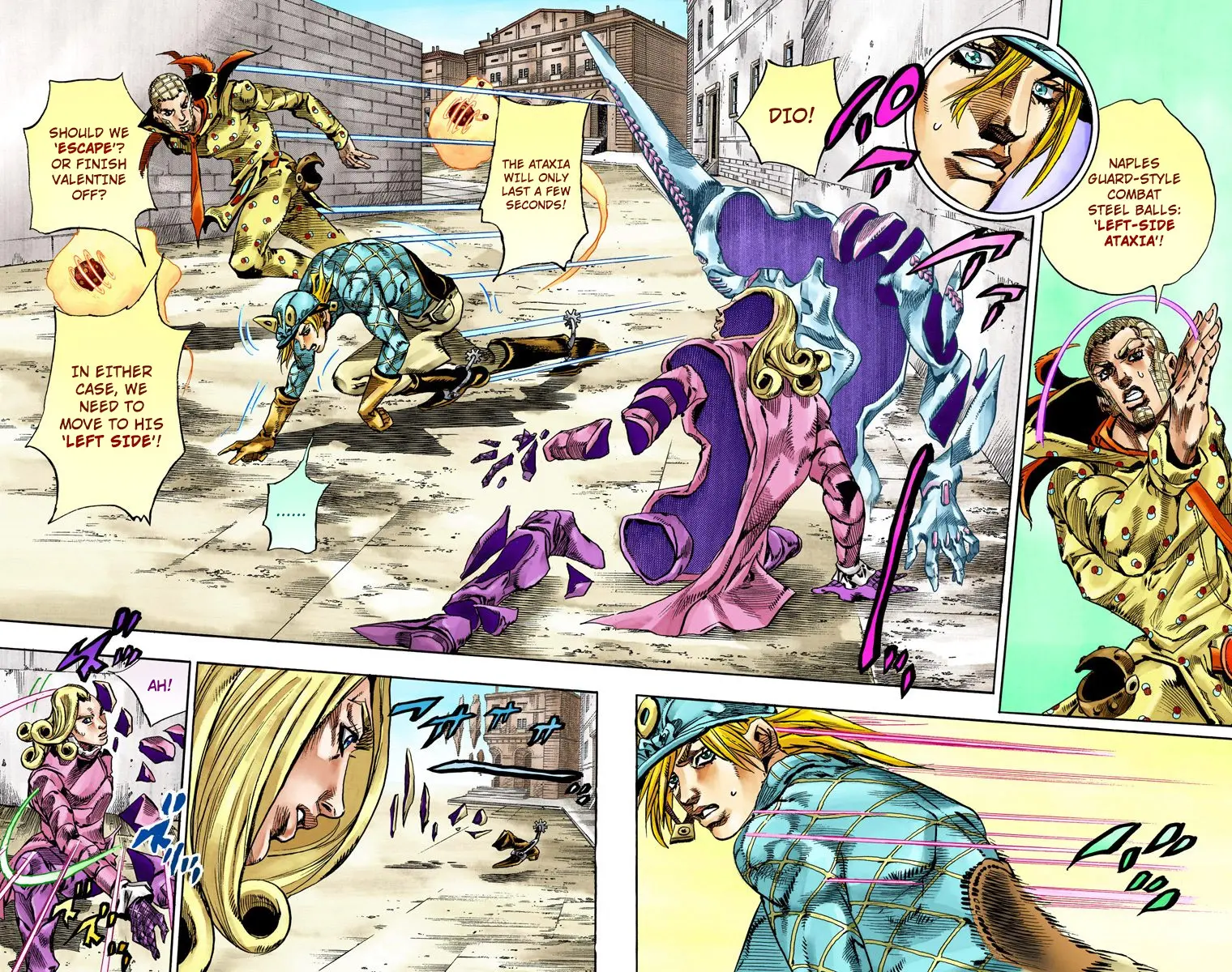 JoJo's Bizarre Adventure Steel Ball Run Colored Manga β Chapter 69 β Page 15
