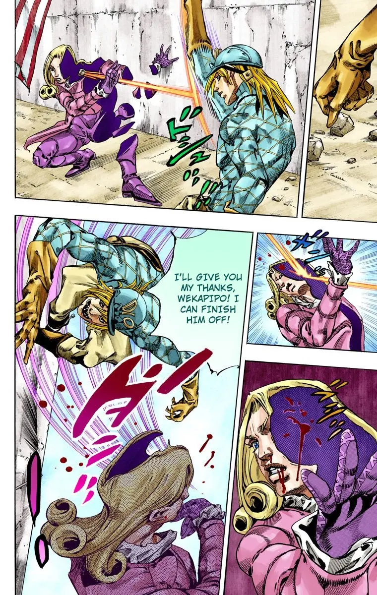 JoJo's Bizarre Adventure Steel Ball Run Colored Manga β Chapter 69 β Page 16