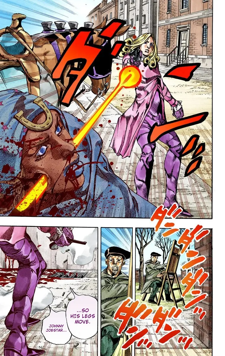 JoJo's Bizarre Adventure Steel Ball Run Colored Manga β Chapter 69 β Page 34