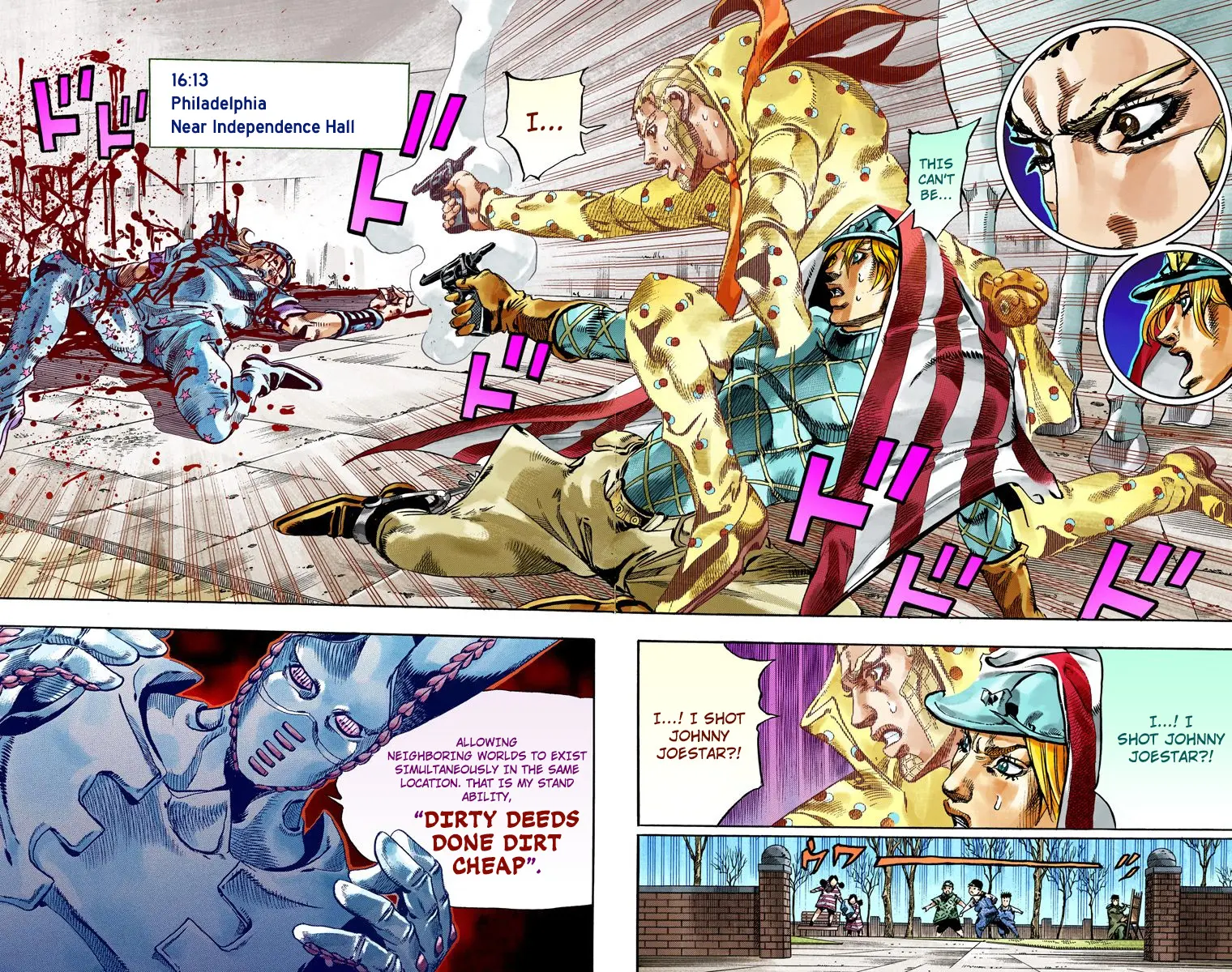 JoJo's Bizarre Adventure Steel Ball Run Colored Manga β Chapter 69 β Page 37