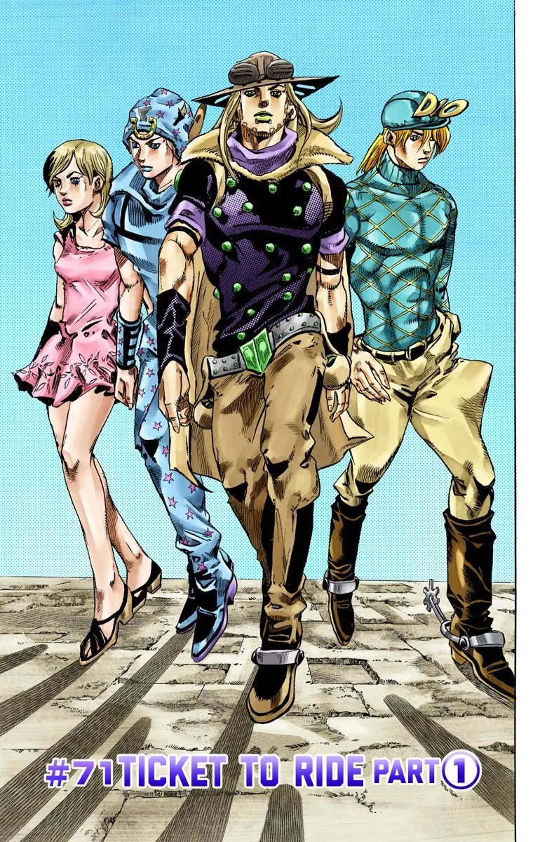 JoJo's Bizarre Adventure Steel Ball Run Colored Manga — Chapter 71 — Page 2