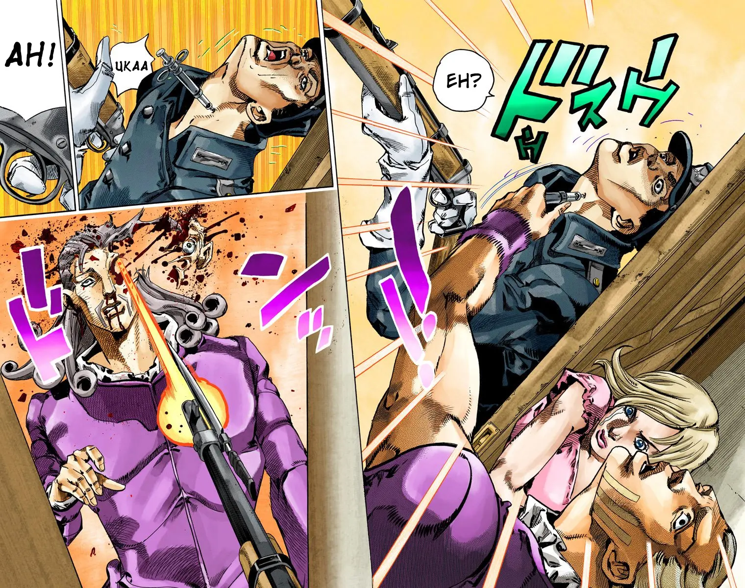 JoJo's Bizarre Adventure Steel Ball Run Colored Manga — Chapter 71 — Page 22