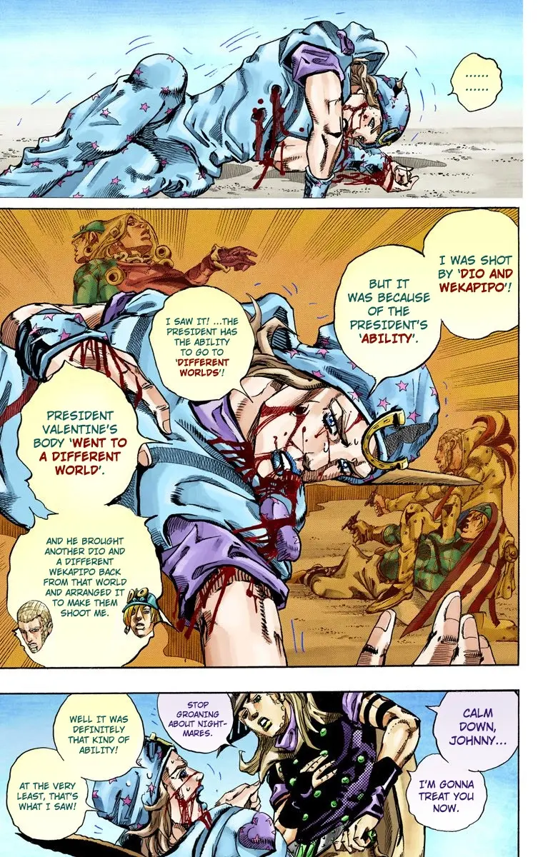 JoJo's Bizarre Adventure Steel Ball Run Colored Manga β Chapter 72 β Page 7
