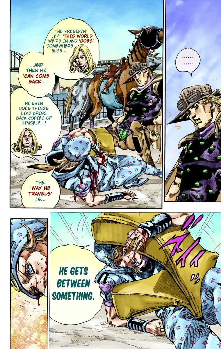 JoJo's Bizarre Adventure Steel Ball Run Colored Manga β Chapter 72 β Page 8