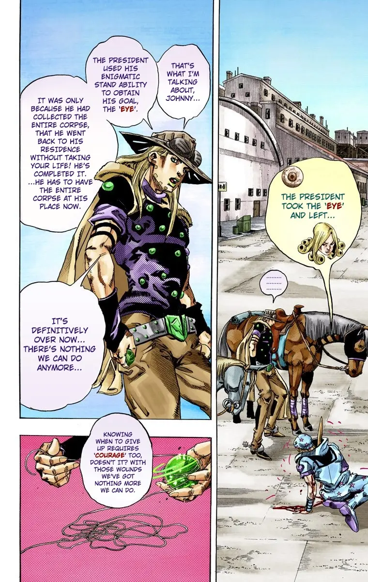 JoJo's Bizarre Adventure Steel Ball Run Colored Manga β Chapter 72 β Page 12