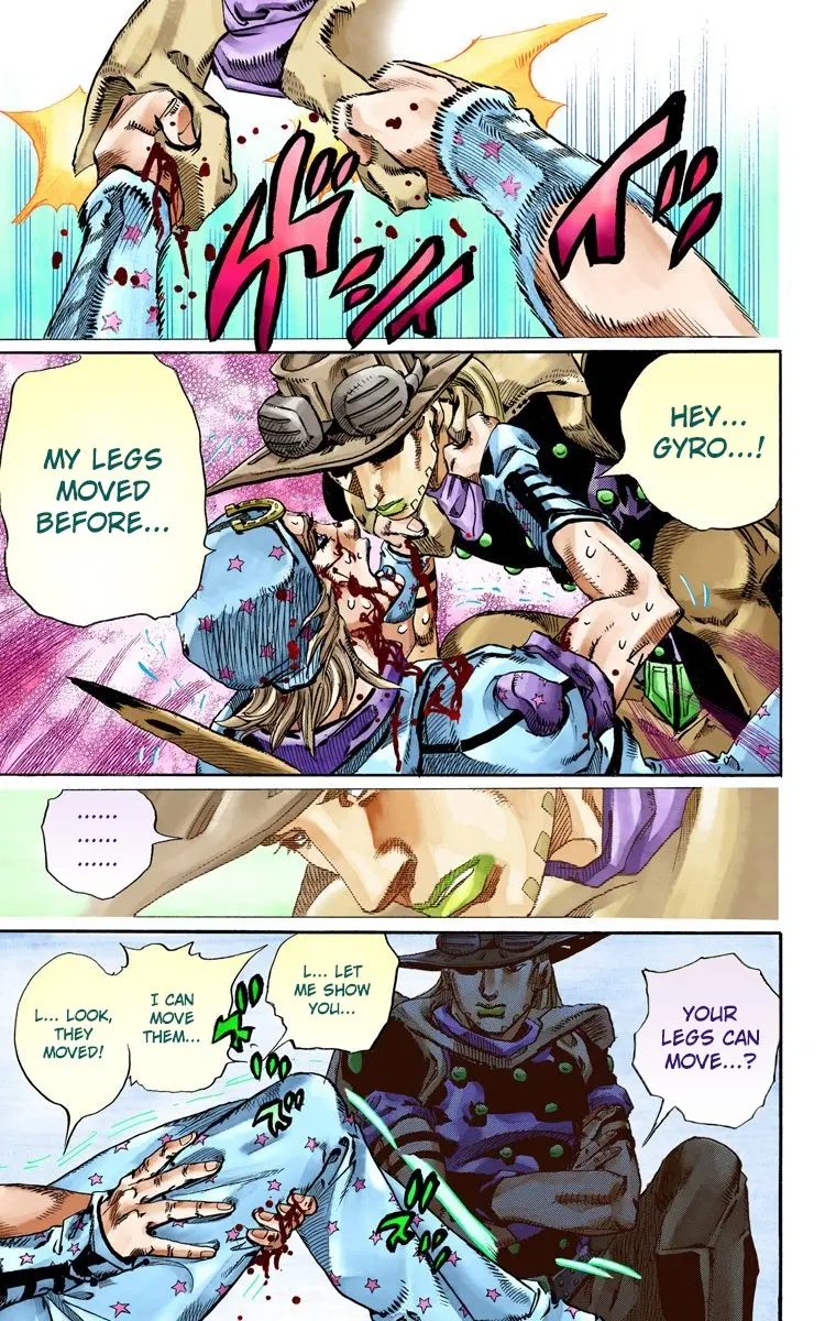 JoJo's Bizarre Adventure Steel Ball Run Colored Manga β Chapter 72 β Page 13