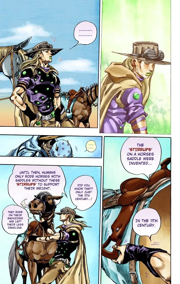 JoJo's Bizarre Adventure Steel Ball Run Colored Manga β Chapter 72 β Page 17