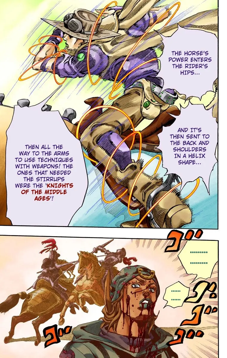 JoJo's Bizarre Adventure Steel Ball Run Colored Manga β Chapter 72 β Page 19
