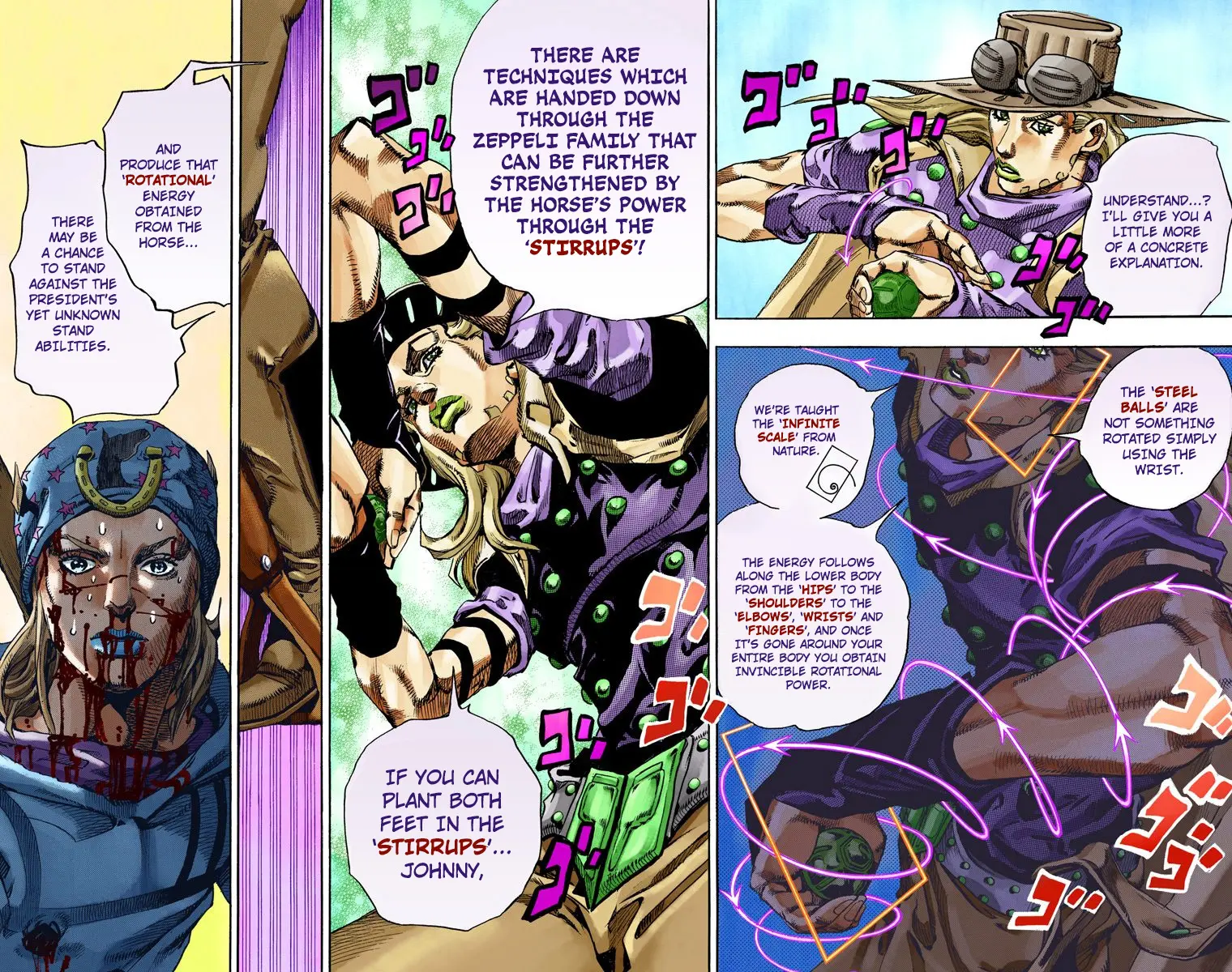 JoJo's Bizarre Adventure Steel Ball Run Colored Manga β Chapter 72 β Page 20