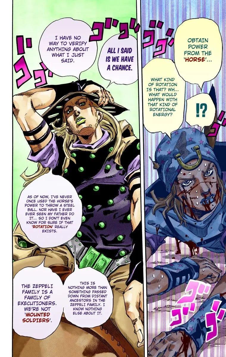 JoJo's Bizarre Adventure Steel Ball Run Colored Manga β Chapter 72 β Page 21