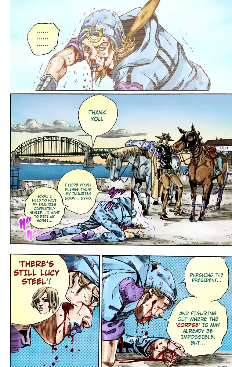 JoJo's Bizarre Adventure Steel Ball Run Colored Manga β Chapter 72 β Page 23